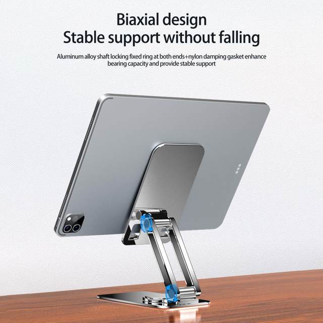 Baseus – Support De Bureau Pliable En Métal, Pour Ipad Pro 2021 2020,  Iphone, Tablette, Support Pour Ordinateur Portable - AliExpress