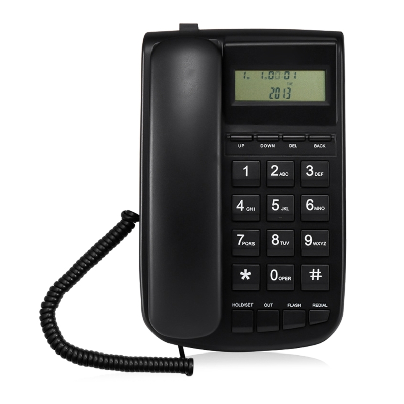 Sbddf2692498b48c79c5fb6c5d0b27a74a - Corded Telephone Desktop Landline Telephone with Caller Display TEL 225 Drop Shipping