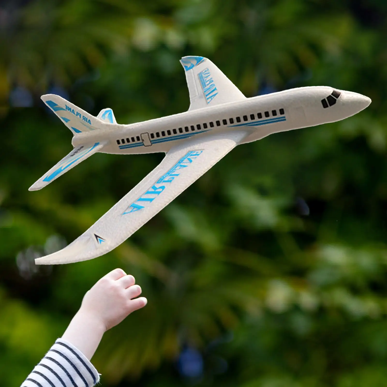 Children Hand Throw Plane Outdoor Toy Aviation Model for Garden