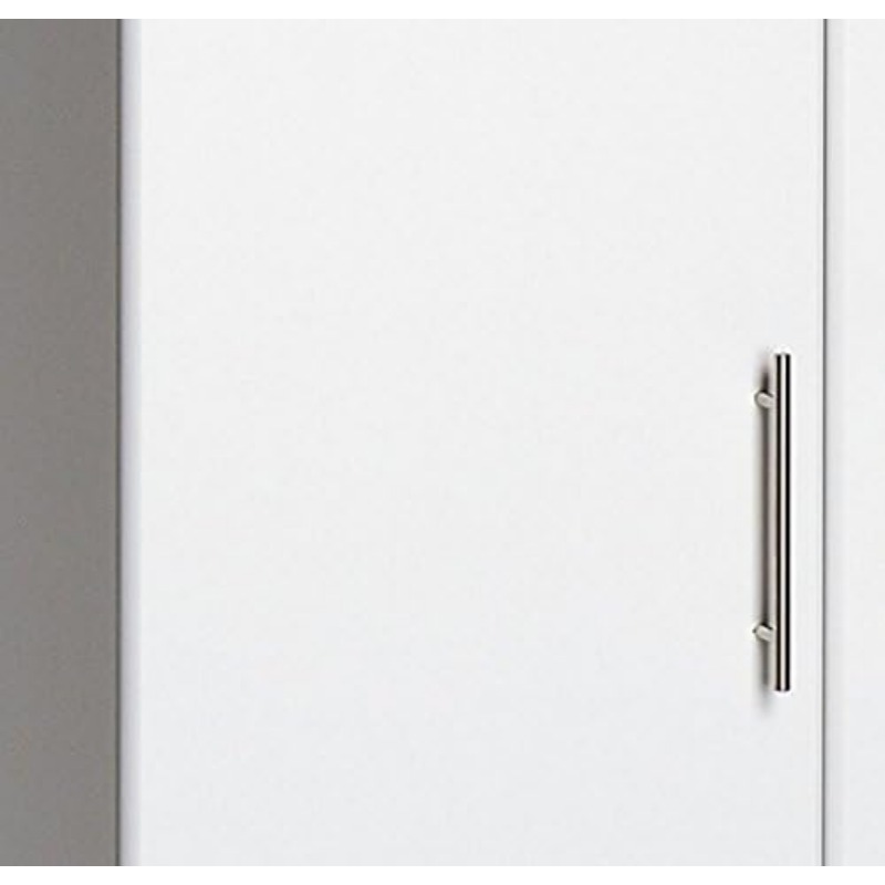 Title 5, Wardrobe Closet - White 32"W x 35"H x 20"D Cabi...