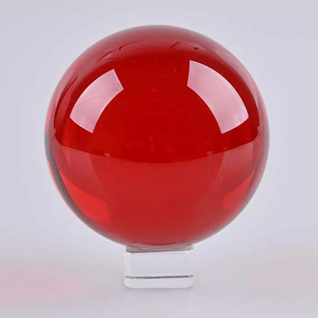 50mm Crystal Glass FengShui Decorative Ball Home Office Decoration -