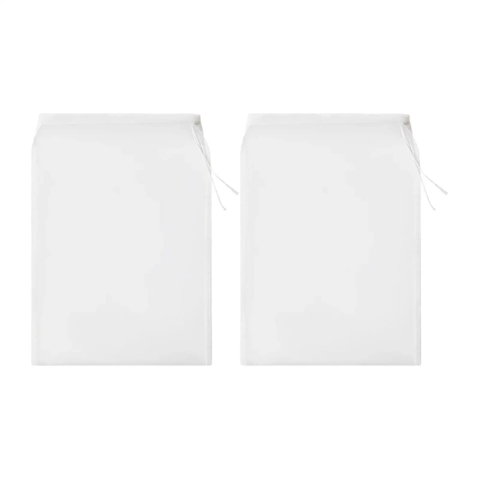 Nut Milk Bag with Drawstring Cheesecloth Filter Bag Unbeached Reusable for Soy Brew Coffee Soup Nut Milk 11.81`` x 7.87``