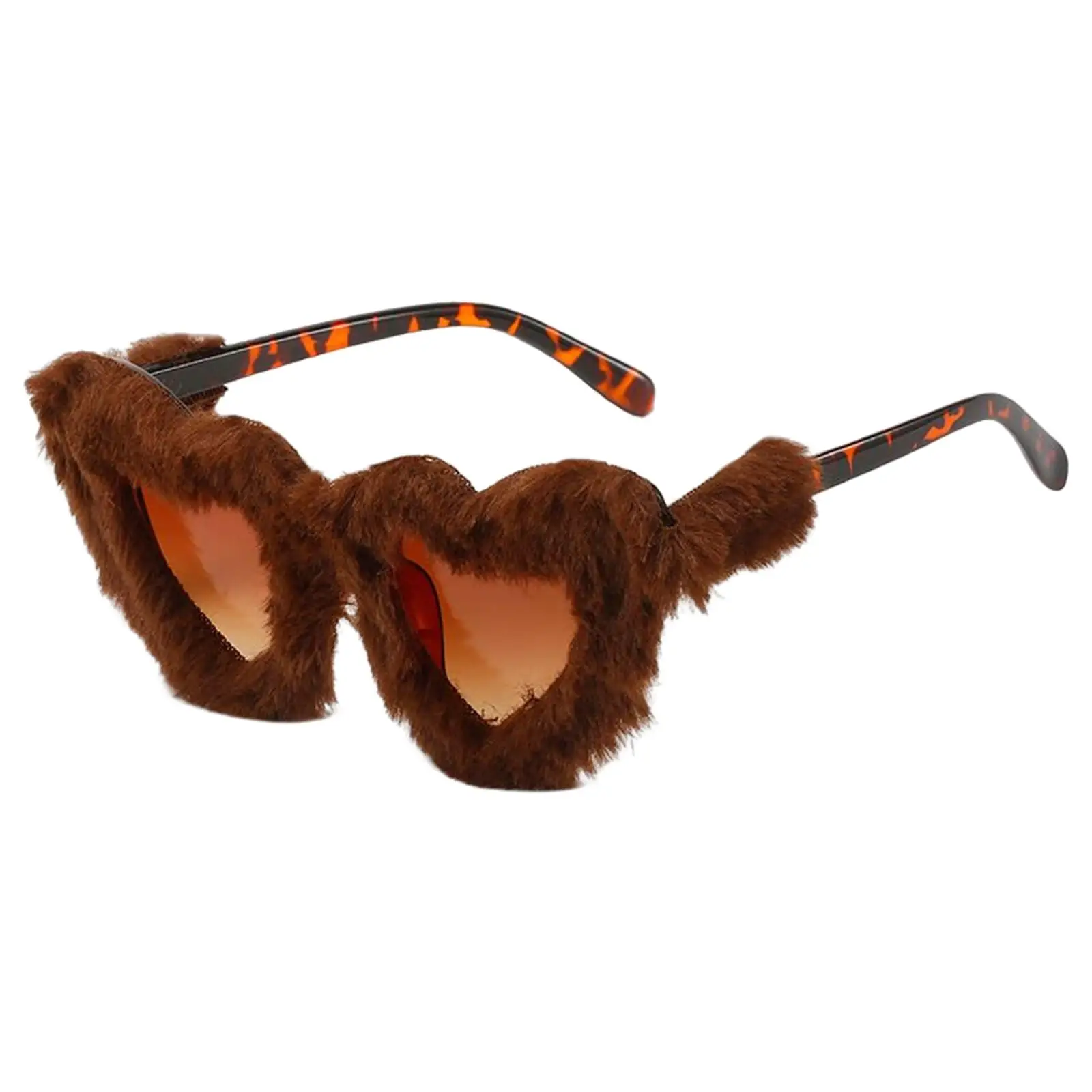 Soft Plush Sunglasses Sun Glasses Eyewear for Masquerade Travel Photo Props