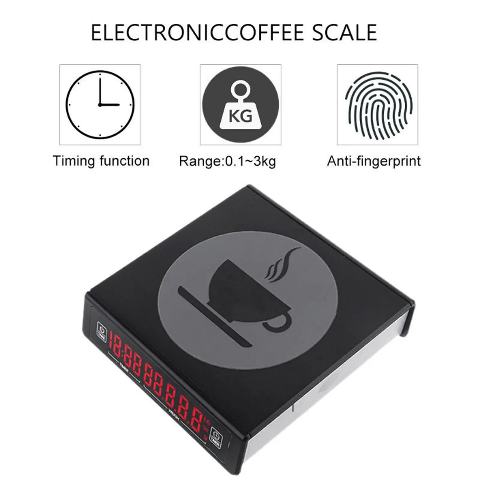 Drip Coffee Scale Household  Scale High Precision Grams,, Lb