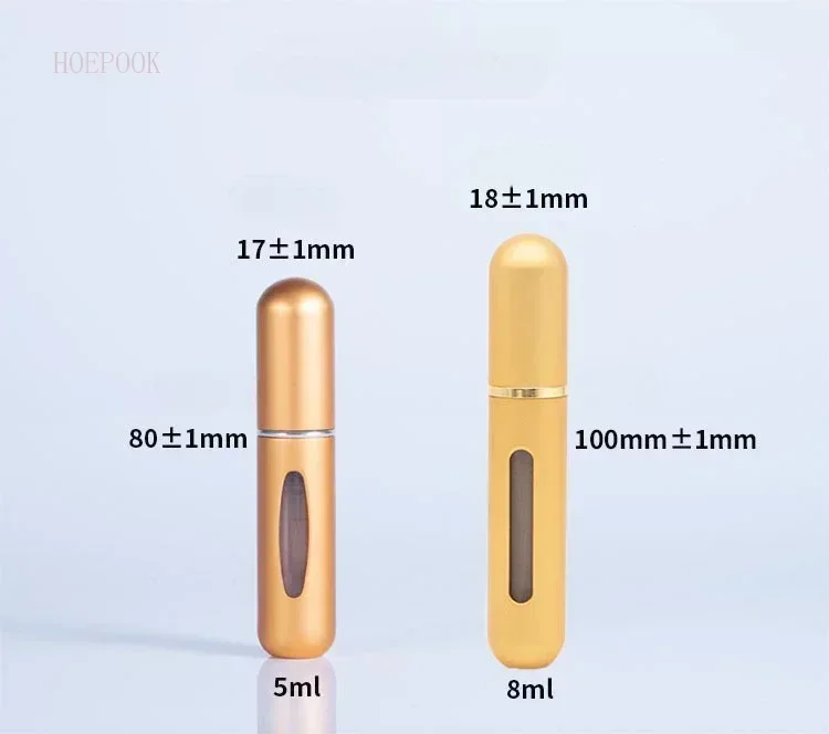 Best of 5ml Refillable Metal Perfume Bottle With Spray Fragrance Pump Portable Travel Cosmetic Container Mini Spray Atomizer Bottle Reviews & Tips - Image 3