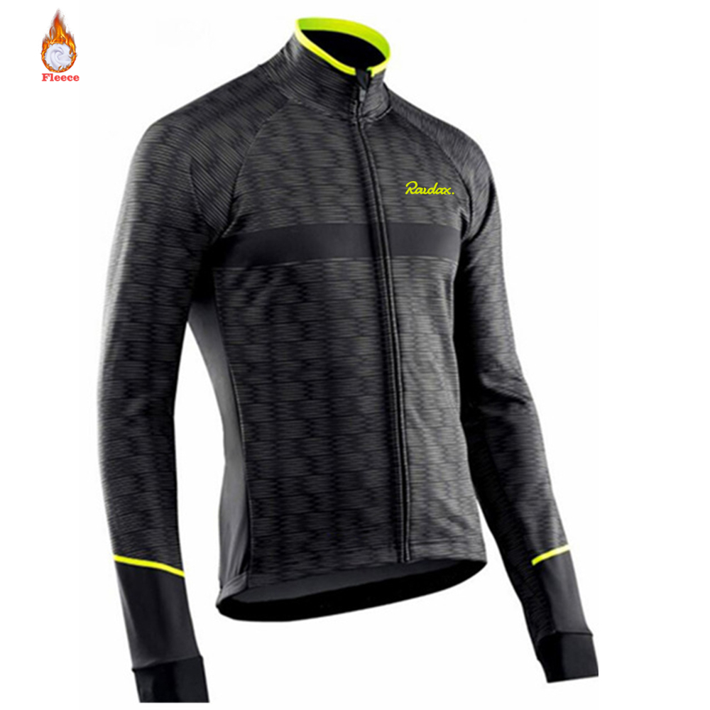 Description Picture 5 of itemWinter Cycling Jersey 2023 Raudax Sports Team Winter Thermal Fleece Cycling Clothing MTB Long Sleeves Keep Warm Cycling Jackets