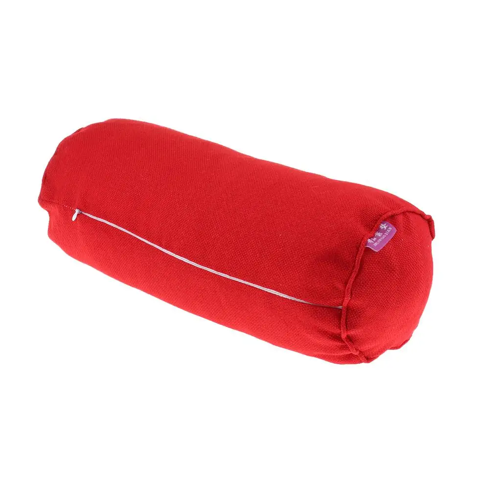  Pain Relieve Pillow, Round Cervical Support Bolster Knee Pillow for Side, Stomach  Neck, Spine, Back, Hip, Ankle Stress