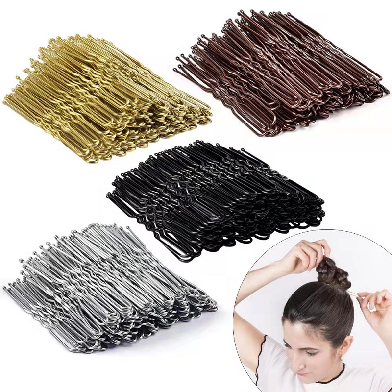 Best of 100Pcs Women&#039;s U Shaped Hairpins Waved Hair Clips Bobby Pins Barrettes Bridal Hairstyle Tools Hair Pins Hairdressing Products Reviews & Tips