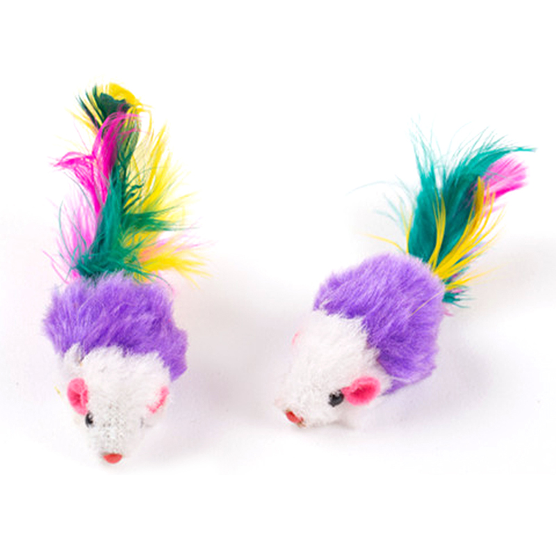 Title 13, Mini souris polaire douce pour chat, jouets mig...