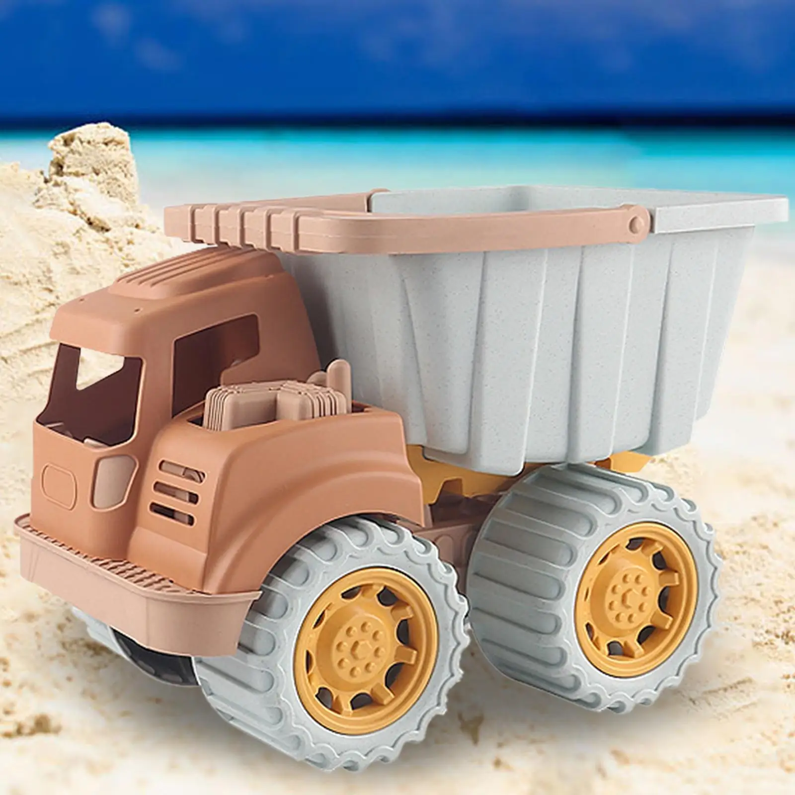 Dump Truck Toy Sandbox Toys Vehicle Kids Engineering Toys Sand Truck for Sand Beach Toy