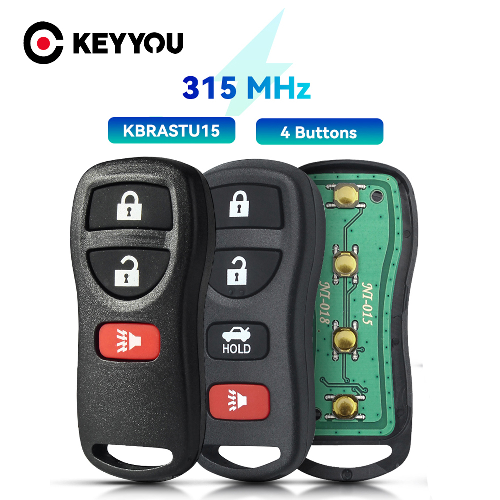 Keyyou kbrastu15 315mhz 2002 tasten auto schlüssel lose fernbedienung schlüssel anhänger für nissan altima armada maxima 2016-2019 für infiniti – Detail 1