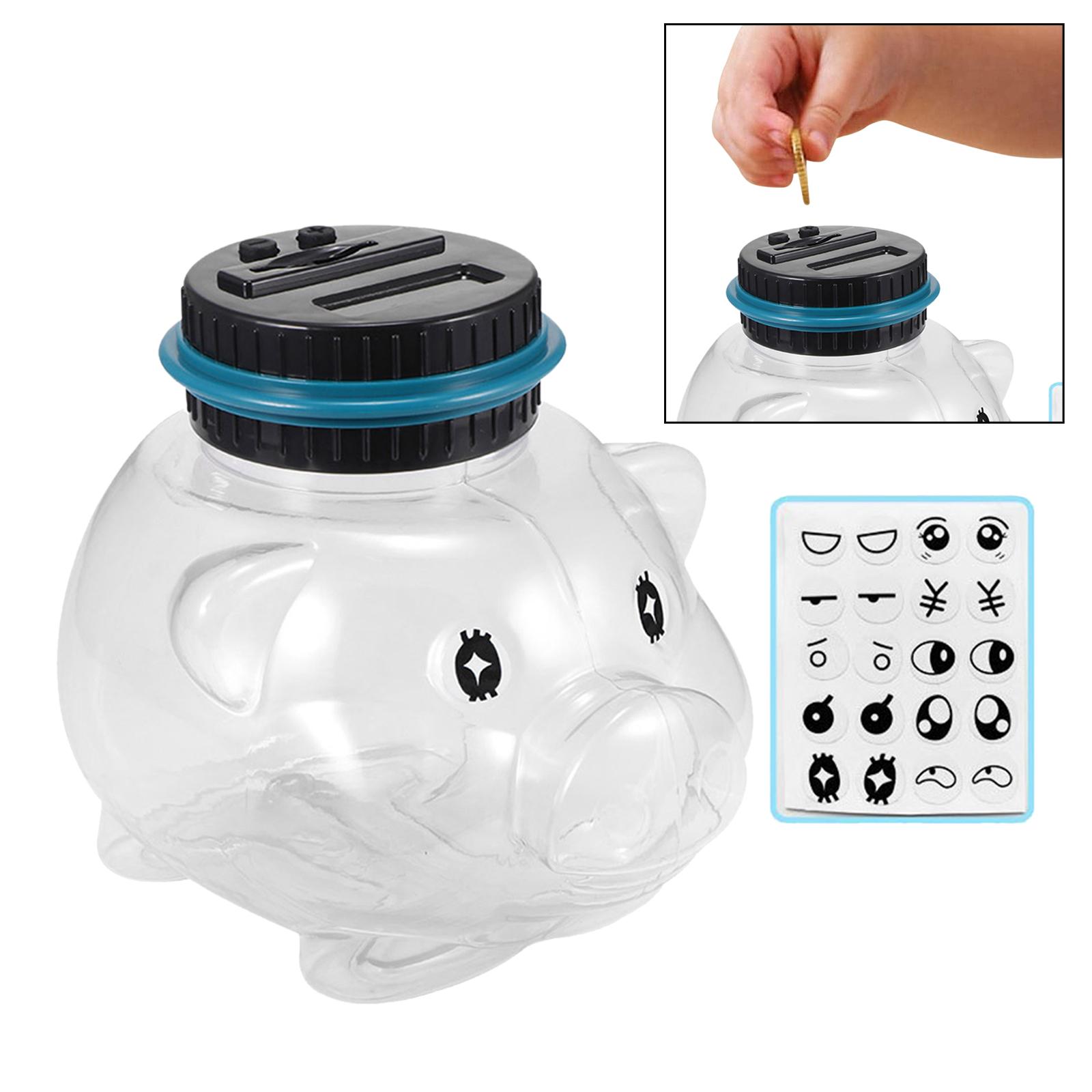 Coin Counter Bank Large Piggy Bank LCD Counter Digital Counting Money Jar Coin Saving Bank for Girls Adults Boys Friends Gifts