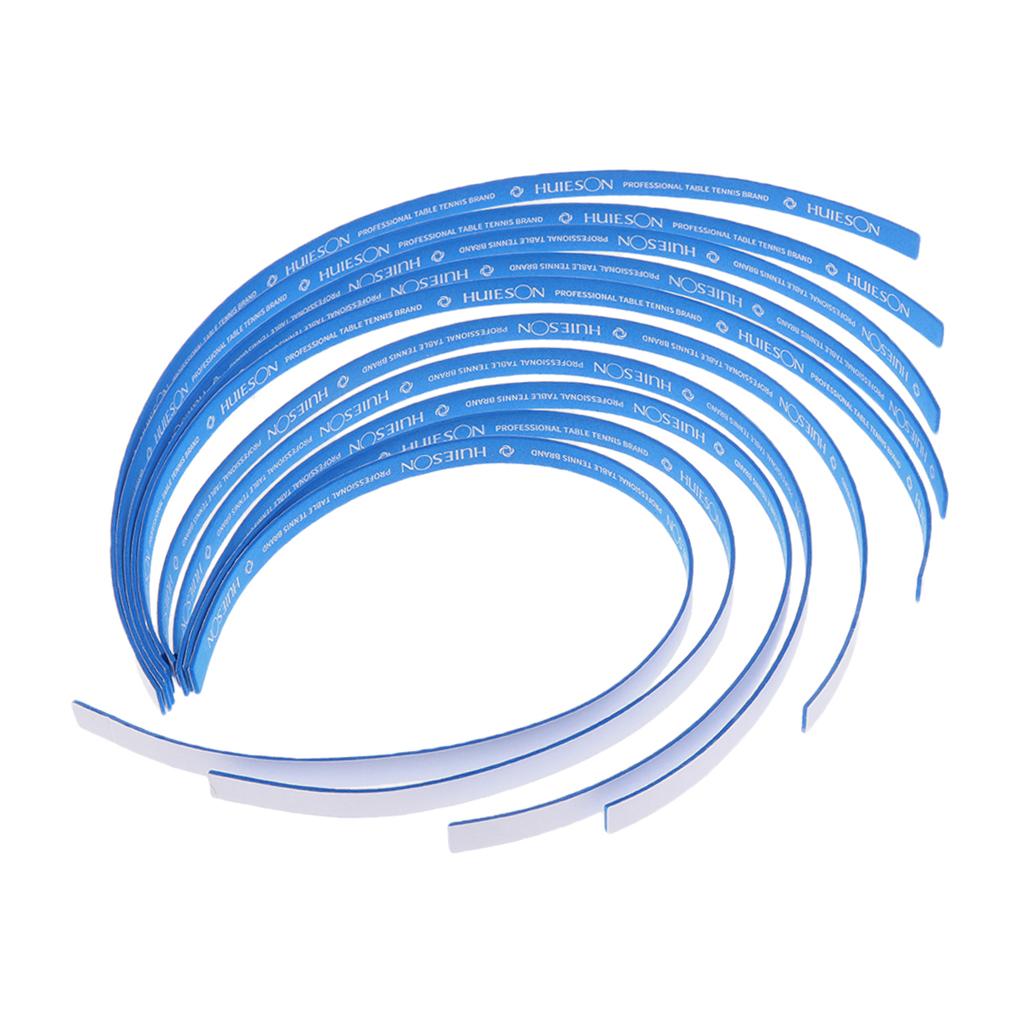 10 Pieces Table Tennis Racket Edge Tape Table Tennis Paddle Sponge Side Tape Protector Blue