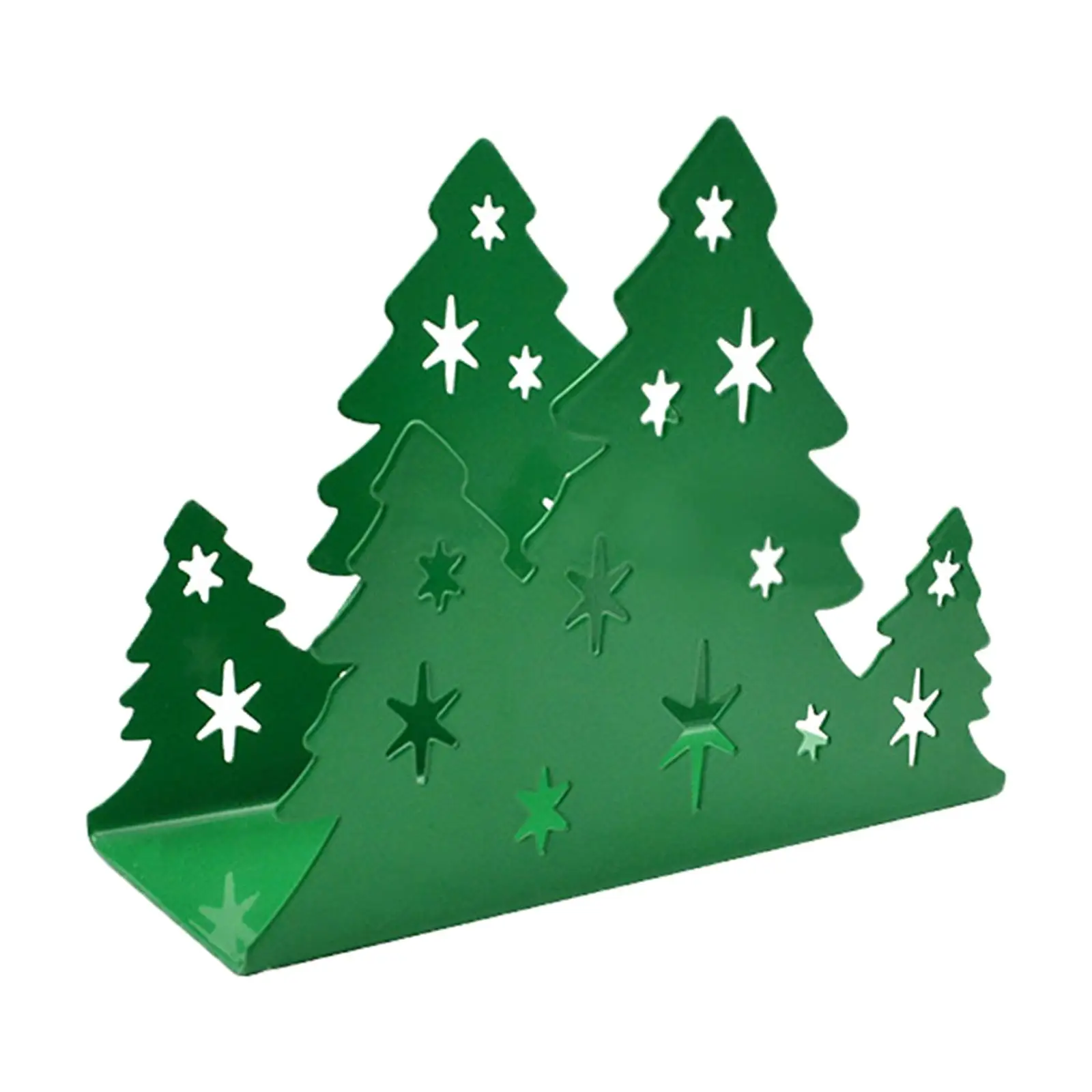 Storage Rack Organizer Christmas Tree Shape Memos Tabletop Napkin Holders for Club Christmas Dining Table Under Cabinet Party