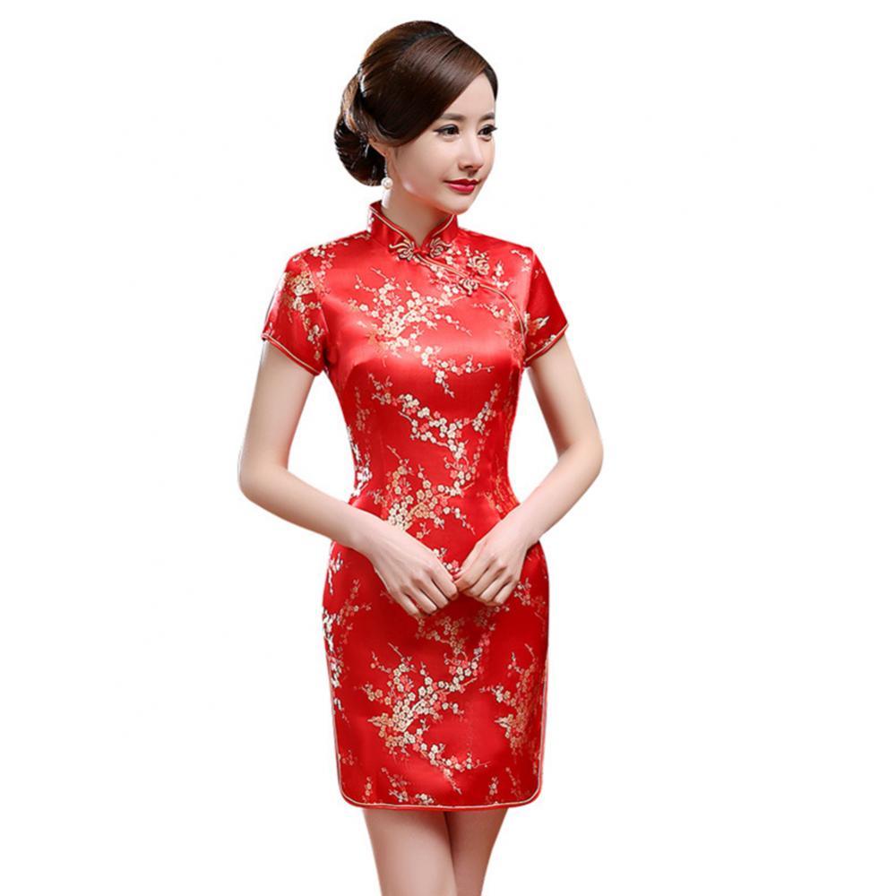 Dragon e Phoenix Qipao, vestido oversize elegante,