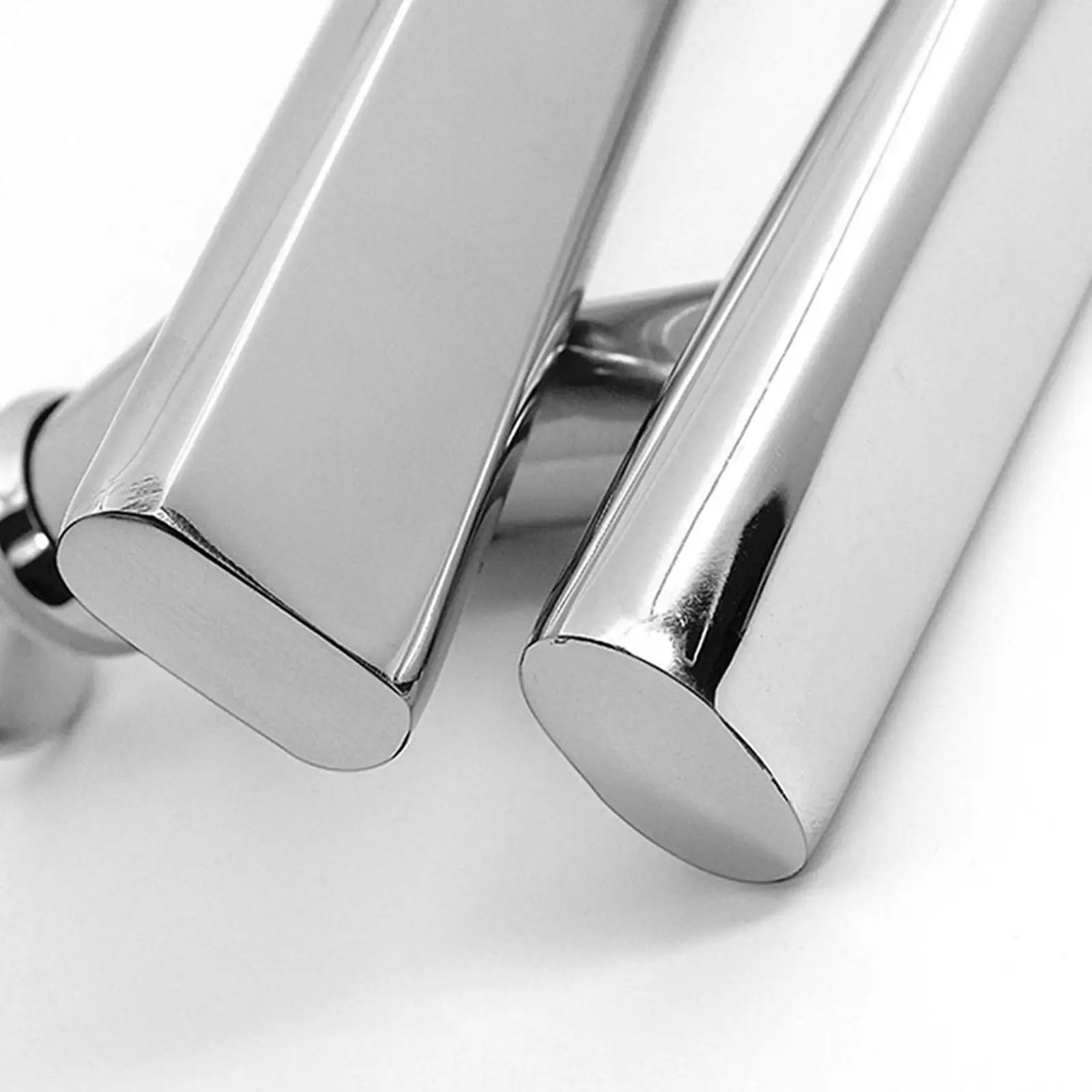 Stainless Steel Push Pull Door Handle Glass Door Bathroom Easy to Install Hardware Pull Handle for Bedroom Barn Door Kitchen