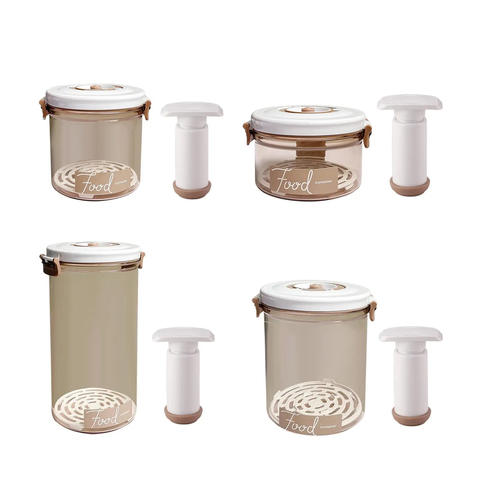 Vacuum Containers for Food Storage Portable Vacuum Sealer Vacuum Seal Food Storage Container with Lid for Marinating