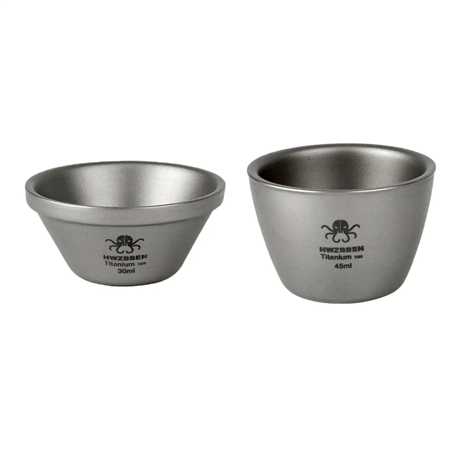 Mini Titanium Cup Double Walled Lightweight for Daily Use Office Travel