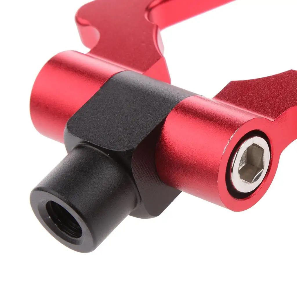 CNC Aluminum Rear Bumper Racing Tow Hook Universal For European Car Red