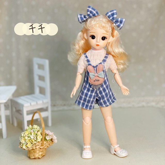 Lllunimon Boneca Kawaii BJD de 30,5 cm, 28,4 cm, boneca articulada,  brinquedo faça você mesmo, cabeça de maquiagem, conjunto completo de roupas  para meninas : : Brinquedos e Jogos