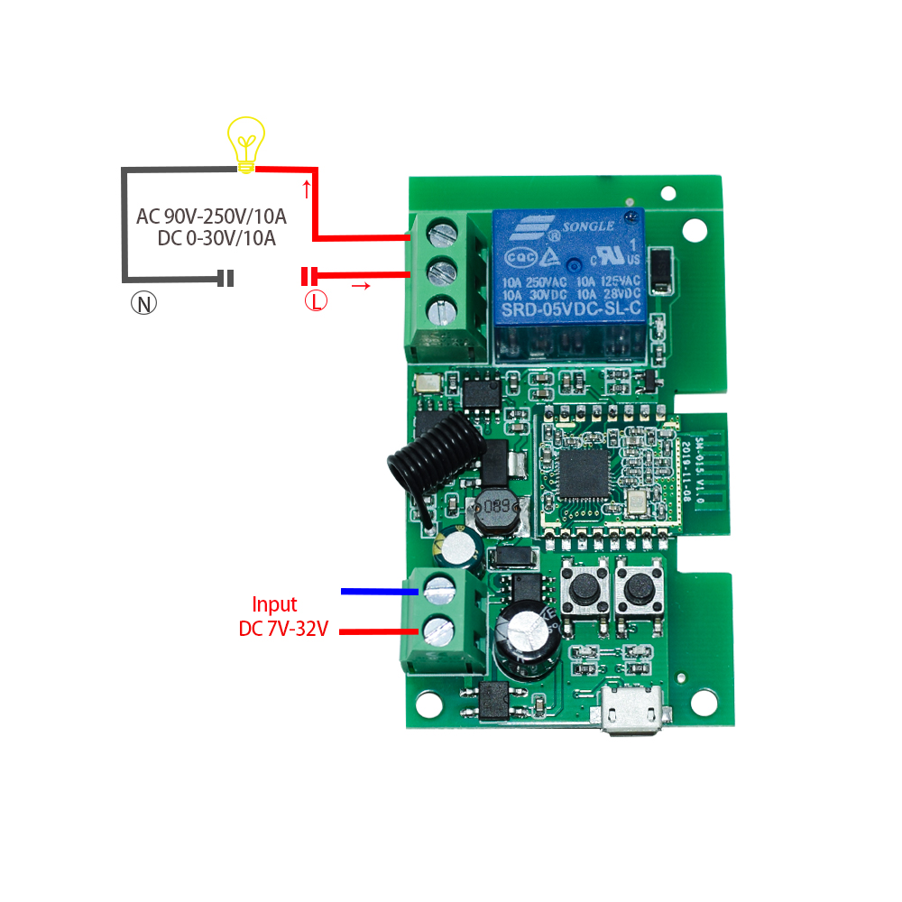 Zigbee wifi interruptor inteligente abridor de porta