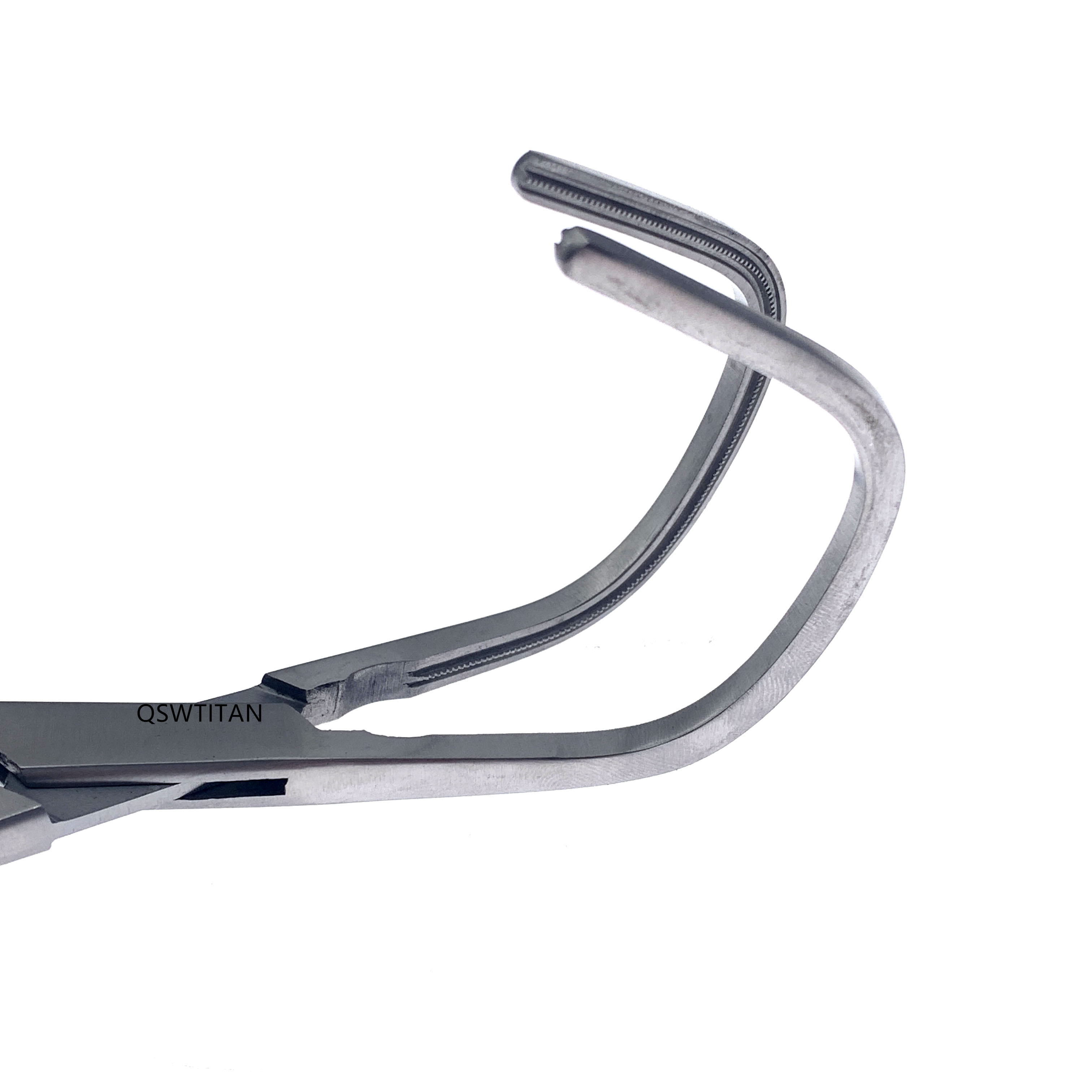 Atraumatic Jaw Tips Vascular Clamps Aortic Exclusion Clamp stainless steel Cardiovascular surgical instruments