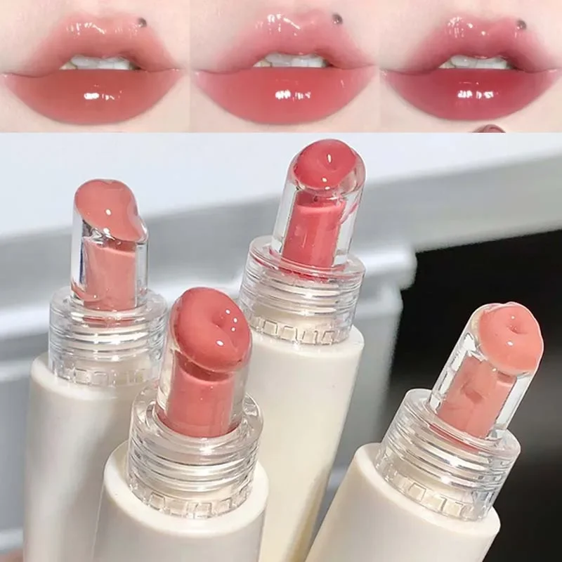 Best of 4 Colors Water Mirror Lip Gloss Moisturizing Nude Lipgloss Jelly Transparent Tube Liquid Lipstick Long Lasting Makeup Cosmetics Reviews & Tips