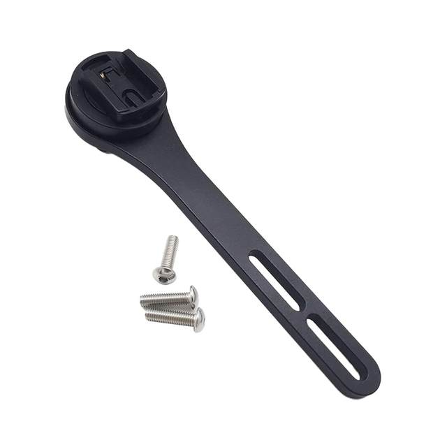 Aluminium Alloy Bike Computer Mount W/ Stainless Steel Screws Bracket Camera Adapter Speed Meter Stand for Cycling Accessories