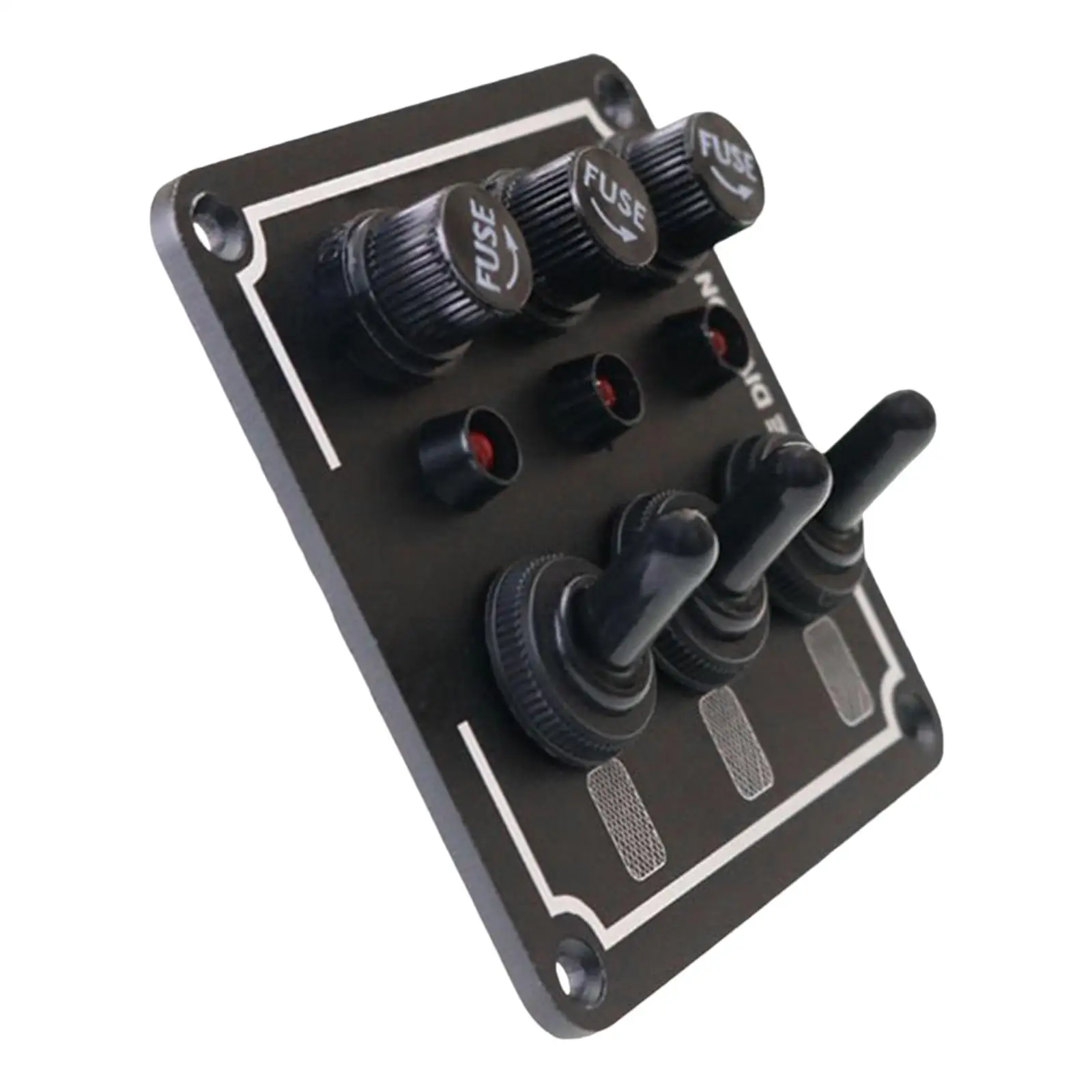 Marine Rocker Switch Panel, 12V-24V with LED Indication, for Yachts Cars ATV Install Professional.