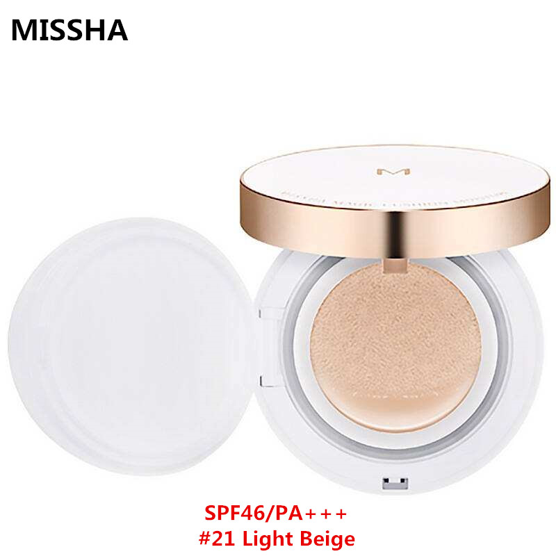 Best of MISSHA M Magic Cushion SPF44 / PA+ + + 15g Air BB Cream Sunscreen Foundation Concealer Whitening Korea Cosmetics Reviews & Tips