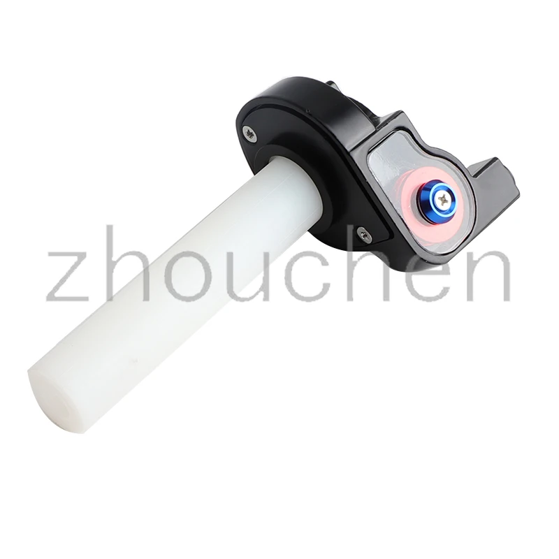 Empuñadura de acelerador de aluminio visible para motocicleta
