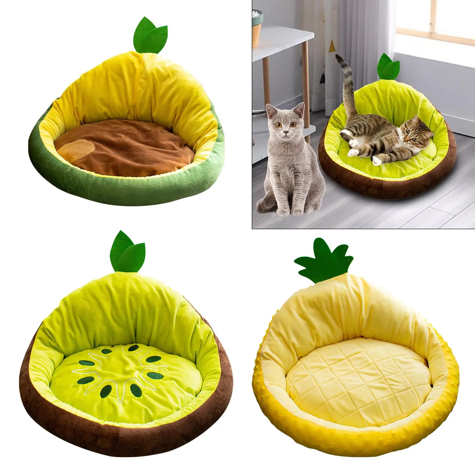 Creative Cat Nest Dog Bed Cushion Warm Soft Pad Kennels Cage Bag