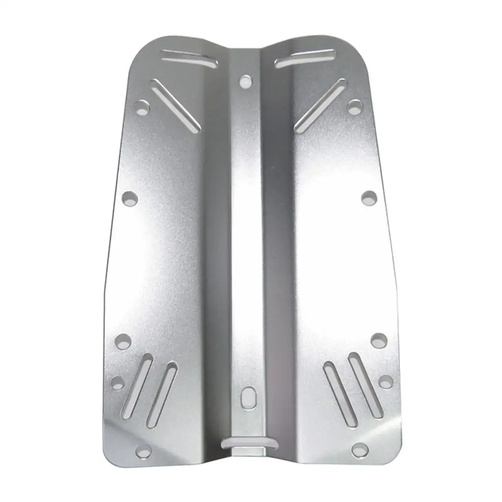 Universal Scuba Diving Aluminum Back Plate Backplate Dive BCD Harness for Snorkeling