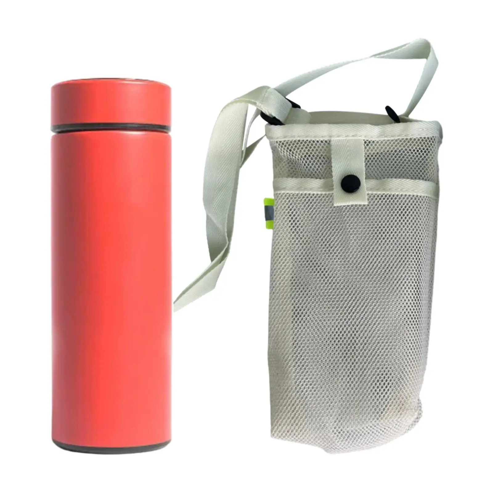 Mesh Water Bottle Holder Foldable Water Bottle Cover Water Bottle Pouch for Travel Backpacking Outdoor Activities Hiking Cycling