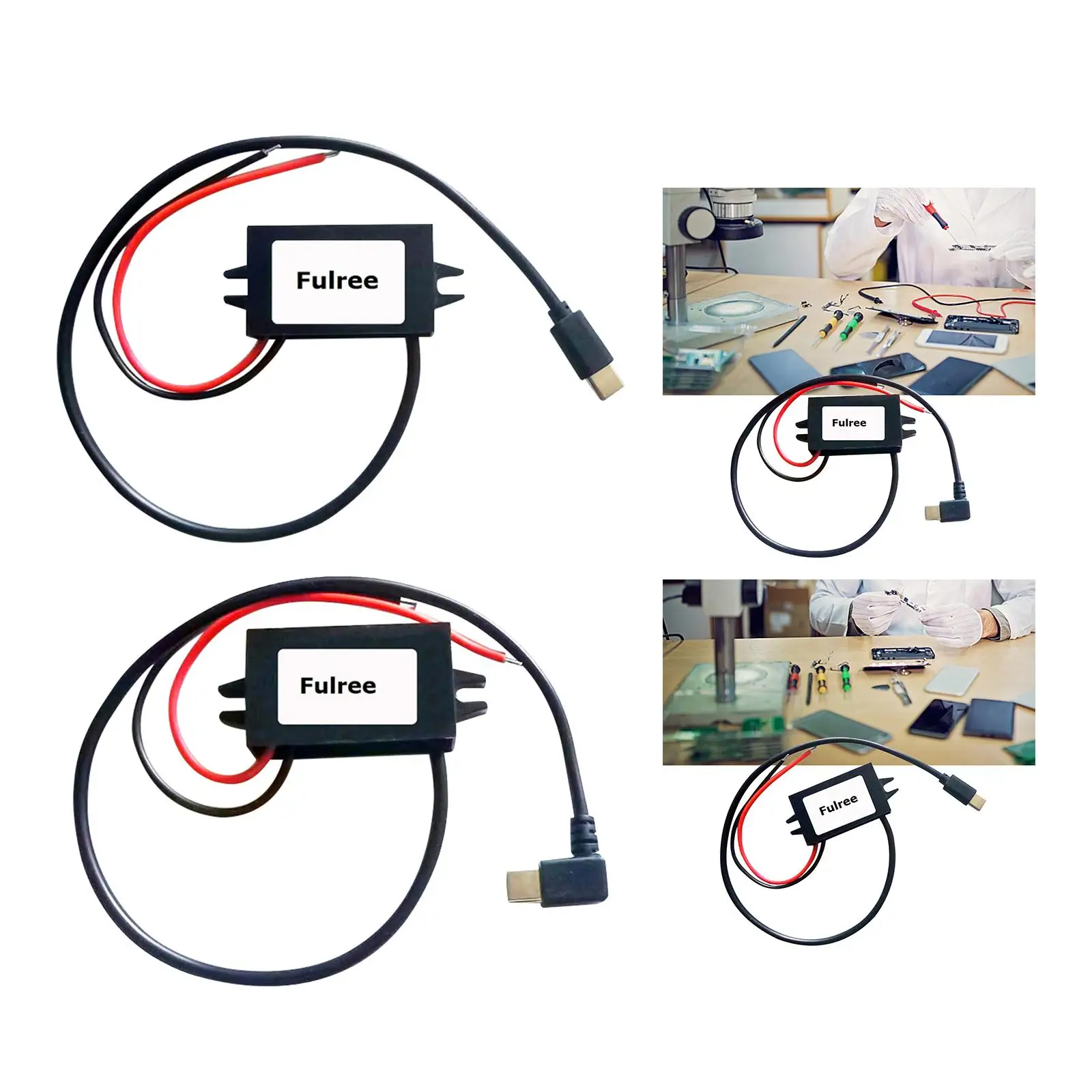 12V to 5V Converter Reduced Voltage Regulator Power Adapter Converter for Electronic Device