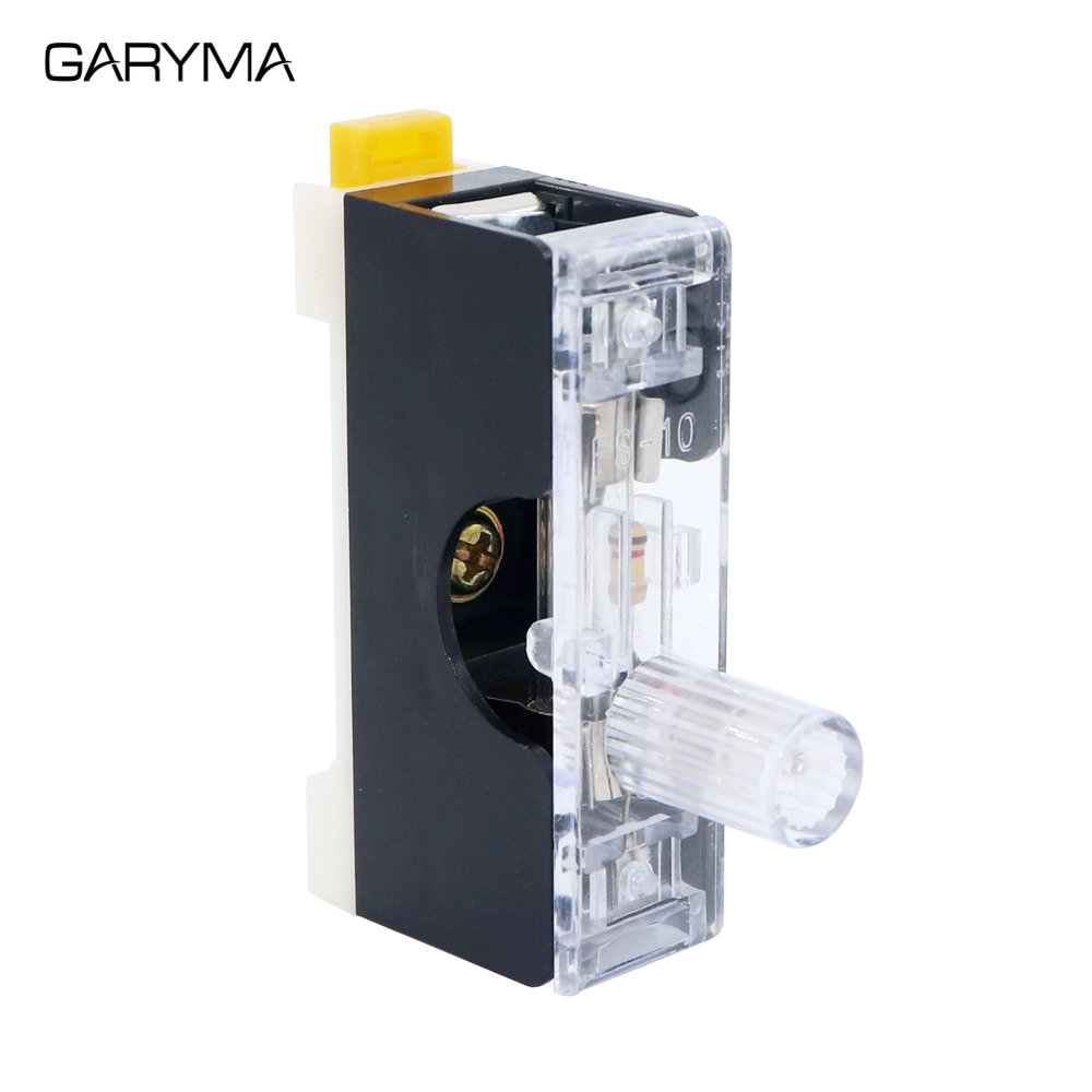 FS-101/102/103 DIN-Schienenmontage Einpoliger 6x30mm Sicherungshalter 0,5A 1A 2A 3A 4A 5A 6A 7A 8A 10A 12A 15A 20A 30A Glas-Sicherungshalter – Detail 2