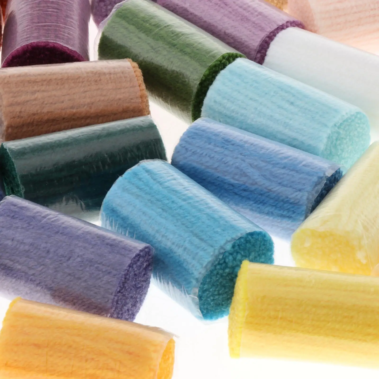 30Pcs Polyester Needle Craft Yarn Rug Hooking Supplies Latch Hook Kits Crocheting Rug Yarn for Knitting Handmake Craft Sewing