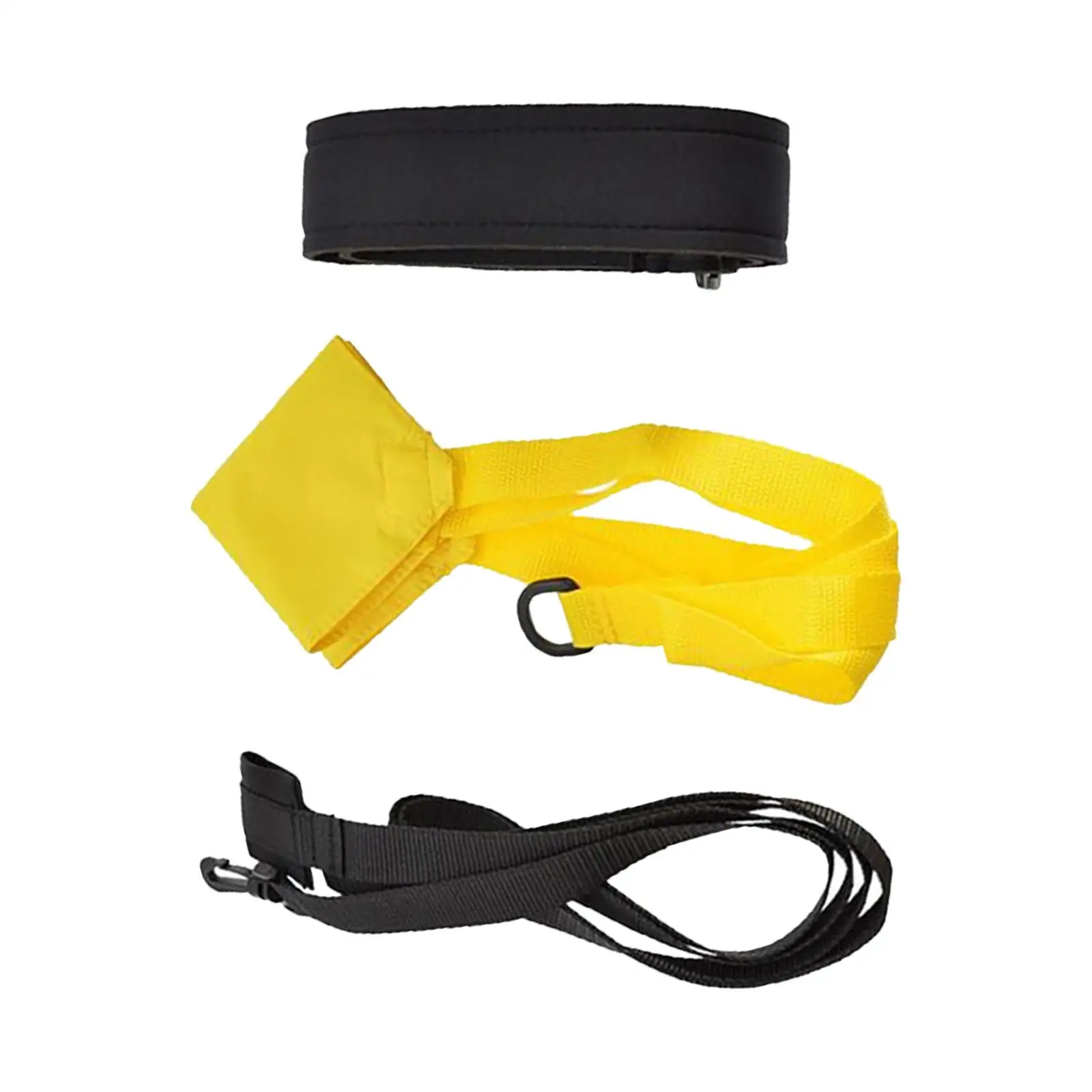 , Aquatic Swimming Resistance Belt Safe tether drag parachute for kids strength