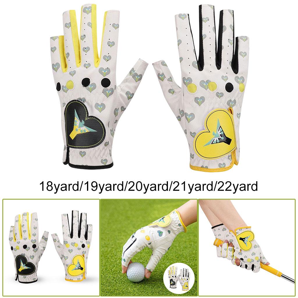 Golf Fingerless Gloves Breathable Touchscreen for Cycling Left & Right Hand Driving
