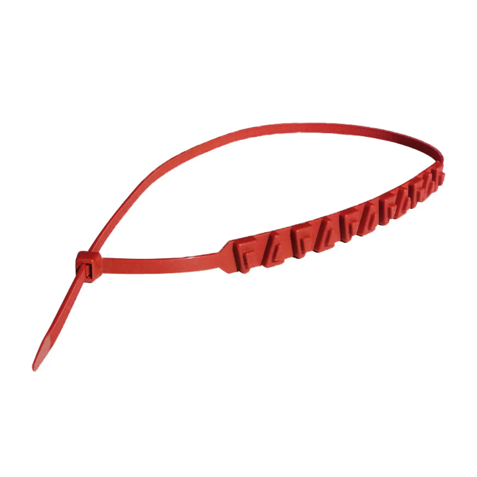  Strips for Tires Survival Set of 10 Pcs Accessories Red Portable Winter Driving Tire Cable Belts Fit for Trip Pickup Trucks
