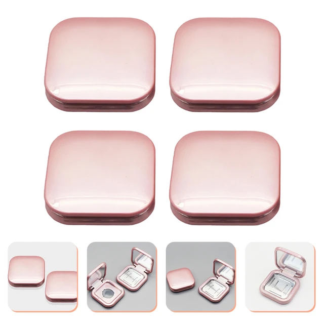 Rouge Box Portable 1pc Empty Compact Powder Container Makeup Packaging High  Light Powder Compact Diy Blush Box With Mirror - Refillable Bottles -  AliExpress