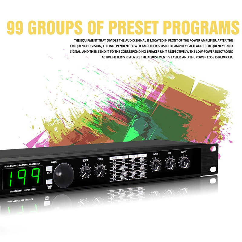 Title 5, Professional Digital Reverb Karaoke Stage Perfo...