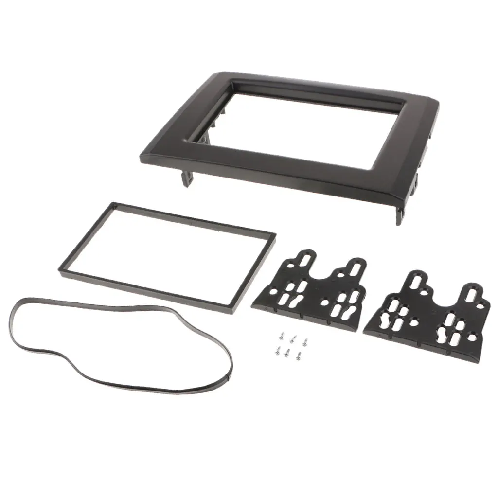 Double Din Built- Kit Dashboard Radio Panel Kit for Replacement 1 Piece.