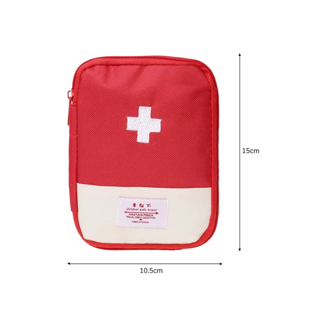 Portable Medicine Bag Cute First Aid Kit Medical Emergency Kits Organizer  Outdoor Household Medicine Pill Storage Bag Travel