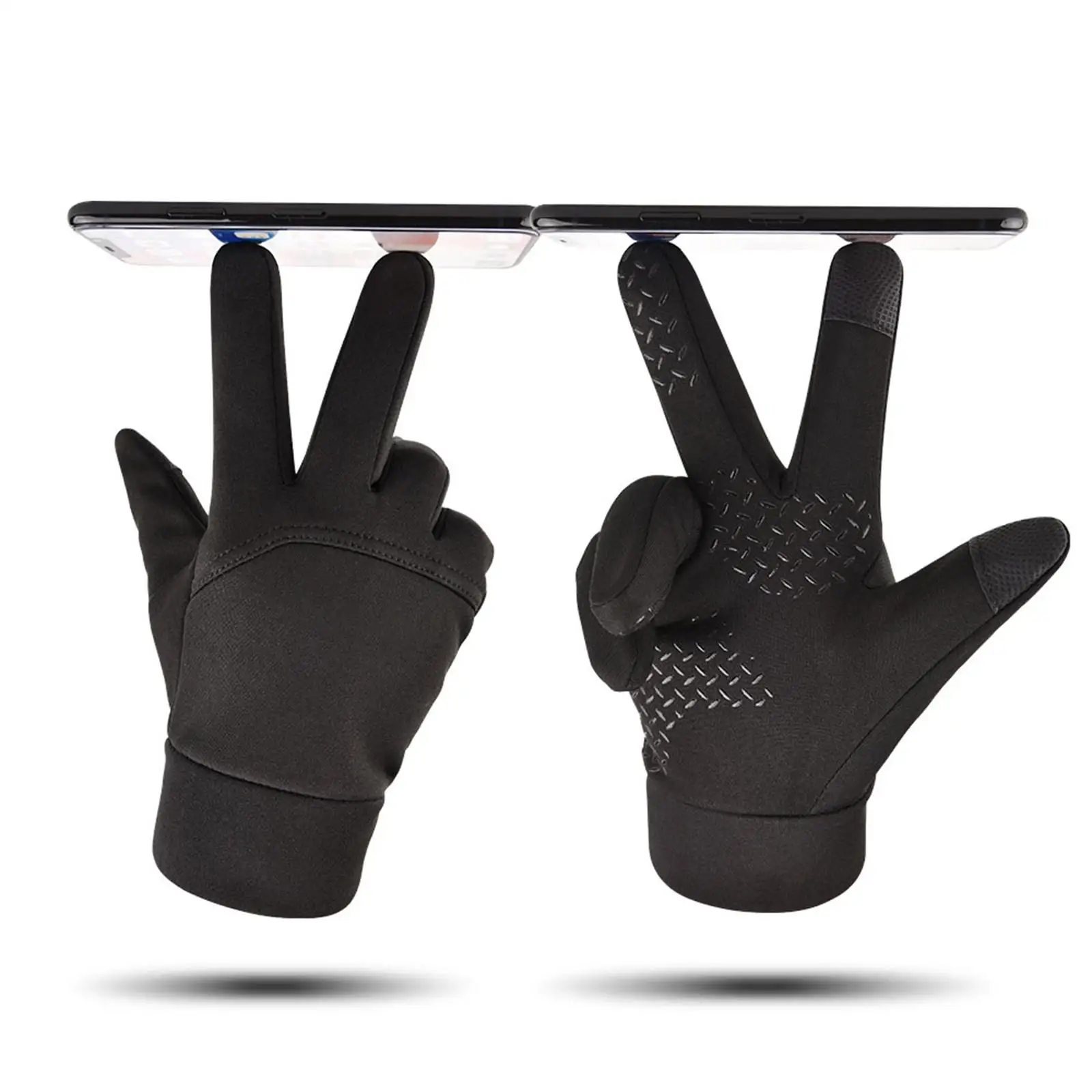 Waterproof Winter Gloves, Bicycle Sports Mittens ,Comfortable Full Finger Riding