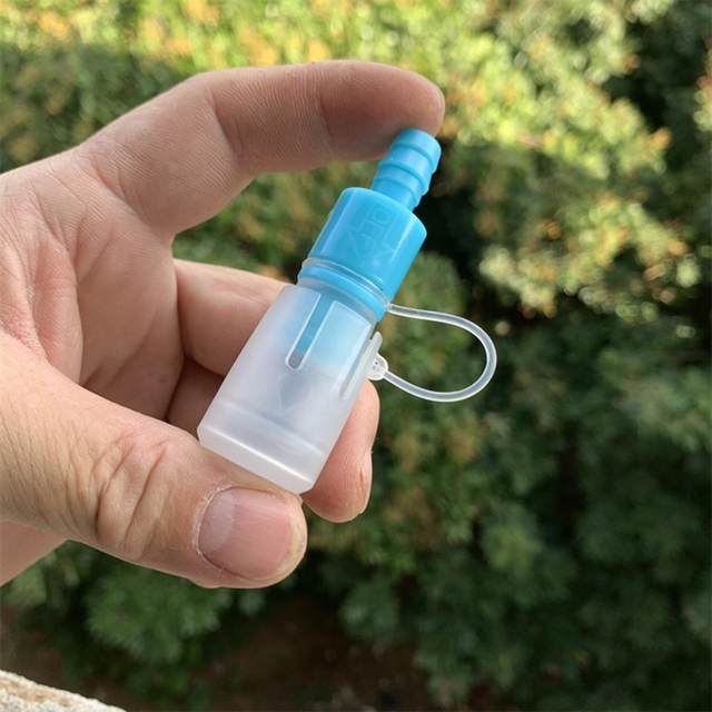 Valvola Per Sacca Idrica - Bite Valve Con Interruttore ON/OFF Per Zaini Da Trekking