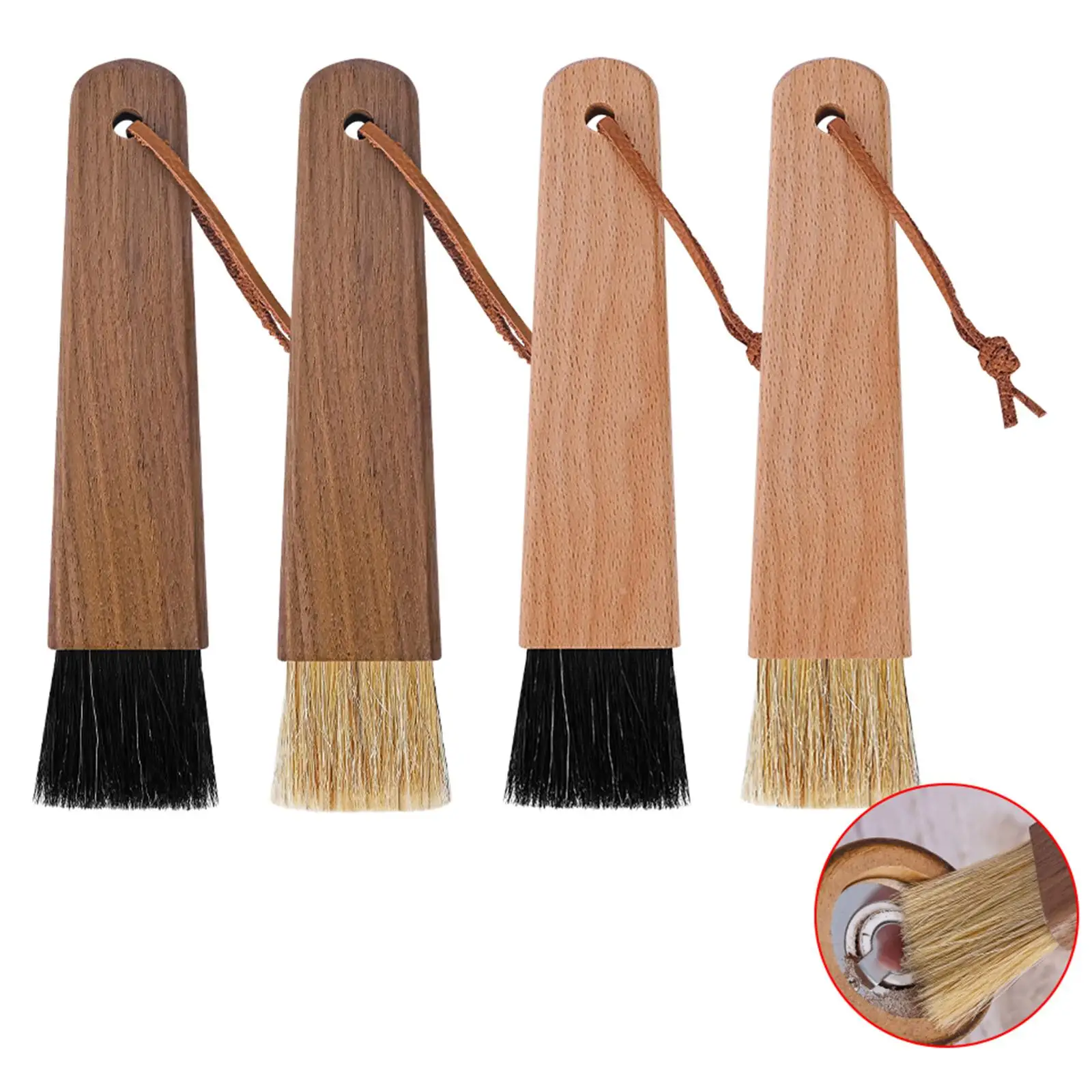 Dusting Brush Tool Espresso Accessories Supplies Easy to Wash and 