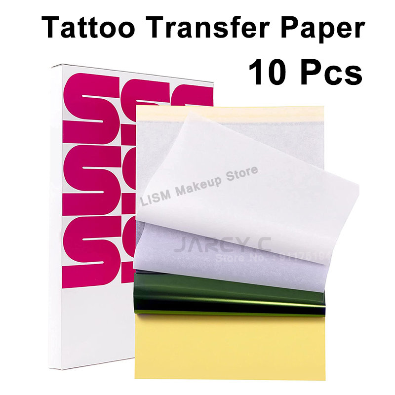 Best of 10pcs Tattoo Transfer Paper Spirit Tattoo Stencil Copier Carbon Thermal Paper Leaves Tattoo Supply A4 Paper Size Accessories Reviews & Tips