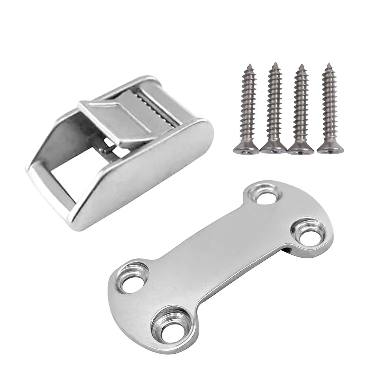 Stainless Steel Ratchet Buckle with Screws Hardware for Canoes Kayaks Travel