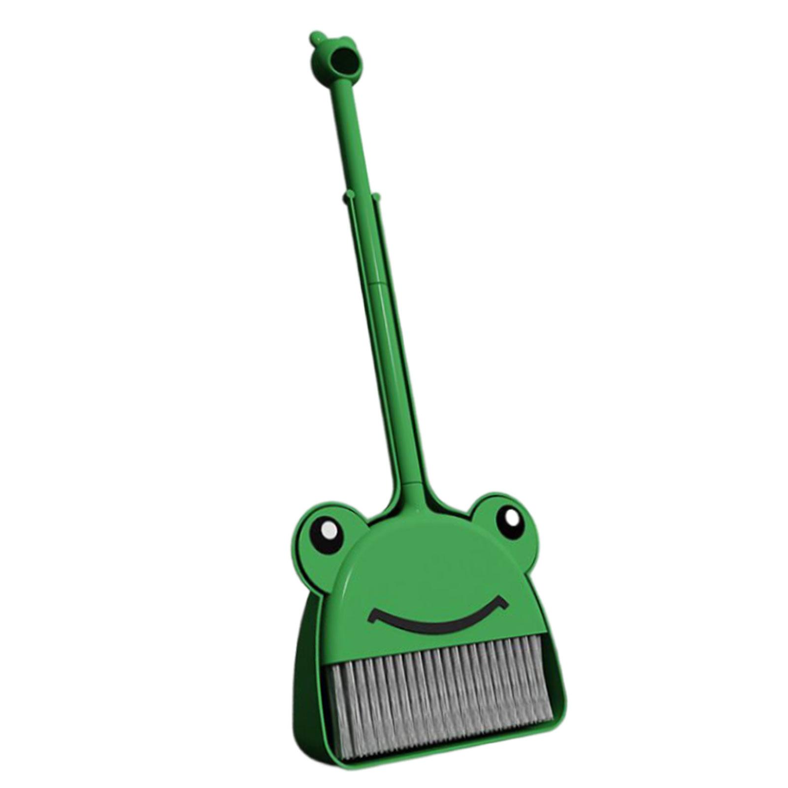 Children Cleaning Broom Dustpan Set Role Playing Develop Life Skills Miniature Sweeping House Tool Toy Set for Kindergarten